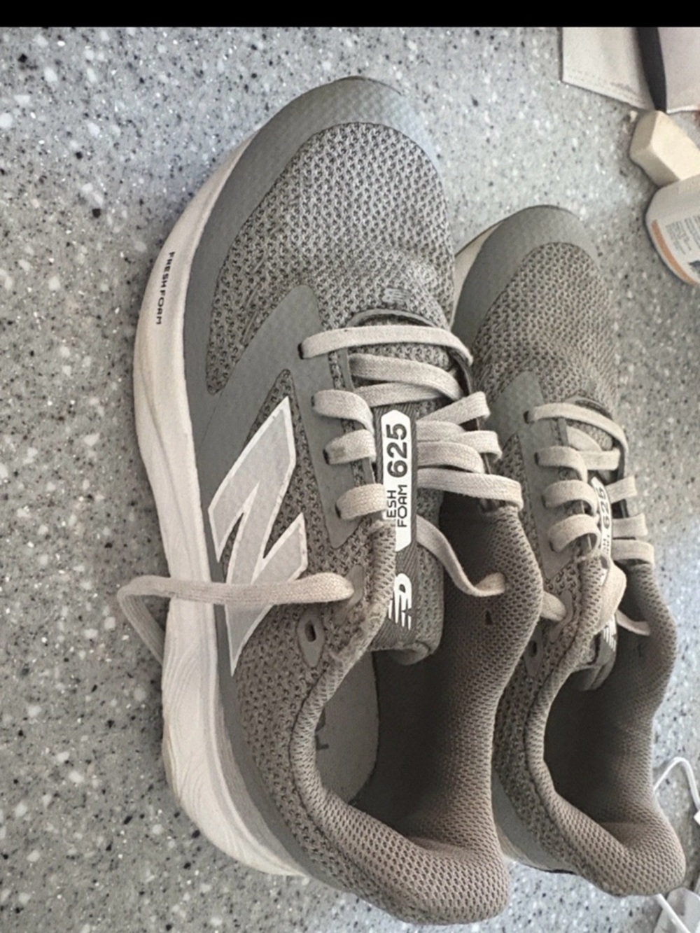 New Balance Grey Knit Walk-01 Men's Shoe